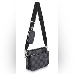 Louis Vuitton MEN’S DAMIER GRAPHITE 3D MESSENGER CROSSBODY BAG NEW NWT Retired!